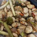 Cooksnap dari Harirah Hedar untuk resep Kerang simping kupas saus tiram pedas manis