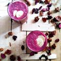 Khyati Dhaval Chauhan's cooksnap of when they made Beetroot banana smoothie.