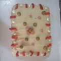 El cooksnap de Noelia guajardo cuando hizo Pastel frío de pollo o sandwichón de pollo.