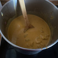 El cooksnap de Carlos cuando hizo Fideos udon con curry de gambas.