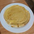 El cooksnap de Karina Gatica cuando hizo Panqueques con manjar.