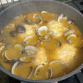 El cooksnap de Gaspar Mayor cuando hizo Merluza en salsa verde con almejas y gambas.