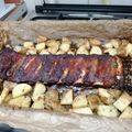 Cooksnap-ul lui Aisha Andreea atunci când a preparat Coastă de porc cu cartofi noi asezonați cu usturoi și mărar.