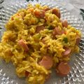 El cooksnap de Irina Lorandi cuando hizo Guisito de salchichas y arroz.