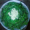 Cooksnap của Thu Mèo khi họ làm theo món Rau muống xào tỏi