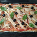 El cooksnap de Sandra cuando hizo Pizza Funghi.