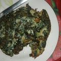 El cooksnap de Yessica Alvarez cuando hizo Tortilla de acelga.