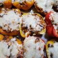 R Lisa Easley's cooksnap of when they made Loaded stuffed bell peppers.