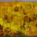 El cooksnap de Ana Casado cuando hizo Bacalao al horno con gambas y mejillones.