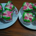 Cooksnap dari Vivin Sugiana~LOVIS CAKE untuk resep Bolu Kukus Mekar Dengan Susu (Metode All In)