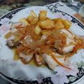 El cooksnap de alicia beatriz infante cuando hizo Bondiola a la cerveza negra con papas al horno.