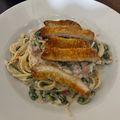 Cooksnap dari deadeliade untuk resep Creamy macaroni pasta with spinach (Krim Macaroni Bayam)