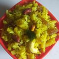Madhumita Saha's cooksnap of when they made চিড়ের পোলাও (chirer polau recipe in Bengali).