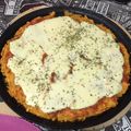 El cooksnap de Marti Cont cuando hizo Pizza con masa de zanahoria.