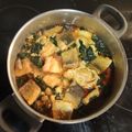 El cooksnap de pacojust51 cuando hizo Potaje de garbanzos con bacalao y espinacas versión exprés.