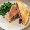 Korie Aiken's cooksnap of when they made Pizza Sandwich.