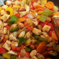 El cooksnap de Rubén_Malagón99 cuando hizo Pollo agridulce.
