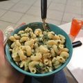 El cooksnap de Lucia Bartolomé cuando hizo Fideos con espinaca salteada 😌.