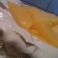El cooksnap de Medusa 🐍 cuando hizo Tarta de Durazno y crema 🥧.