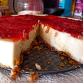El cooksnap de Marina cuando hizo Tarta de queso fría 🧀🍓.
