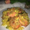 Cooksnap Saturday.april_14 semasa beliau membuat Udang Goreng Butter Telur Bersarang.