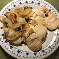 El cooksnap de davidespigaresmorales cuando hizo Patatas a lo pobre al vino blanco.