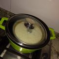 El cooksnap de walter azarola cuando hizo Flan.