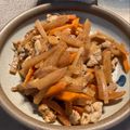 yuminan47k's cooksnap of when they made 大根・人参・油揚げでほっこり味の煮物.
