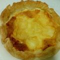 El cooksnap de MaryGlory cuando hizo Quiche de queso de cabra y bacon.