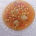 El cooksnap de Miguel Gimeno cuando hizo Garbanzos cocidos de bote y hortalizas.
