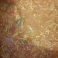 Warkaa's cooksnap of when they made Southwest chicken and rice soup.