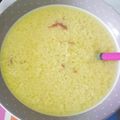 El cooksnap de La Lola cuando hizo Caldo de stracciatella.