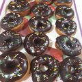 Rashida Minhaj's cooksnap of when they made Doughnuts with Homemade Chocolate Sauce.
