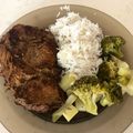Cooksnap από Sitronella στη συνταγή Μπριζόλες λαιμού στο τηγάνι. 🥩