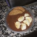 El cooksnap de Ines cuando hizo Mousse de plátano y chocolate 🍌🍫.