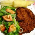El cooksnap de Lilu Sanabria cuando hizo Milanesa de puerco.