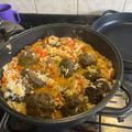 El cooksnap de cristiankl cuando hizo Arroz con salsa de albóndigas 😉👩‍🍳.
