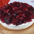 El cooksnap de Melina Coronel Oliva cuando hizo Cheesecake de frutos rojos(sin horno).