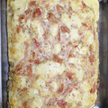 El cooksnap de Fernanda Carro cuando hizo Tarta caprese fácil, con masa de avena y semillas.