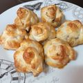 El cooksnap de Virginia. cuando hizo Saquitos y empanada de hojaldre rellenos de morcilla.