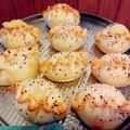 El cooksnap de ferchu cuando hizo Knishes de Papa y cebolla.