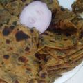 Mukta का कुकस्नैप जब उन्होंने मेथी की रोटी (methi ki roti recipe in Hindi) बनाया था।
