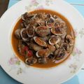 Cooksnap dari weni octa untuk resep Kerang dara saos padang