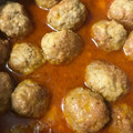 El cooksnap de Cristina García cuando hizo Albóndigas con salsa de zanahoria.