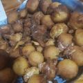 El cooksnap de Arika González cuando hizo Buñuelos de naranja marmolados.