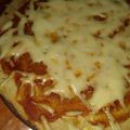 El cooksnap de Lou cuando hizo Pizza con harina de avena y huevo.