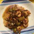 El cooksnap de Alejandro Martinez cuando hizo Salteado de calabacín y gambas.