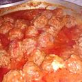El cooksnap de Norali cuando hizo Albondigas horneadas en salsa roja.