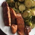 El cooksnap de alixcruz cuando hizo Salmón Teriyaki.