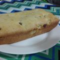El cooksnap de Claudia Miranda cuando hizo Torta rústica Tropezones de manzana y membrillo económica 🍎🍏.